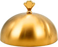 Gold Stainless Steel Food Dome Cover Food Protecting Dome Cover Serving Plate by Aynaxcol