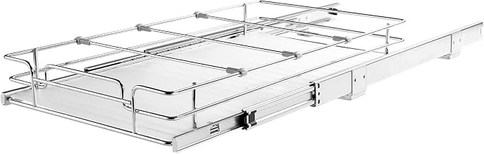VEVOR 12.5"Wx16.5"Dx3.5"H Pull Out Cabinet Organizer, Heavy Duty Slide Out - Image 10