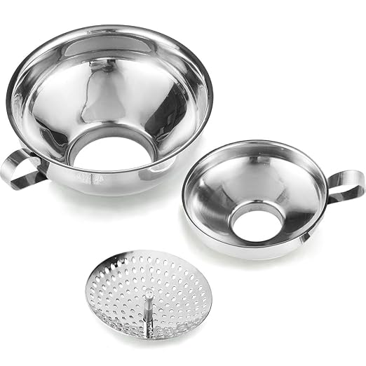 Delove Canning Funnel with Strainer by Delove