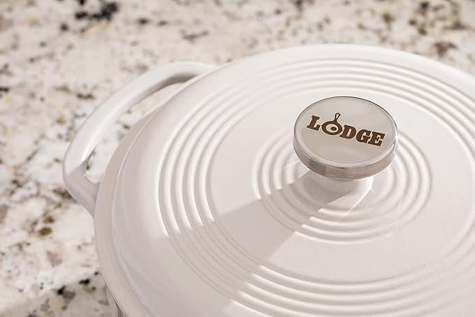 Lodge Essential Enamel Cast Iron Dutch Oven - Image 3