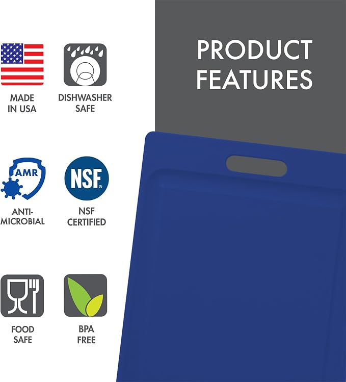 Dexas NSF Certified Polysafe Cutting Board - Image 3