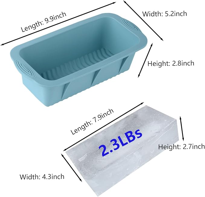 5Pcs Extra Large Ice Block Mold, Silicone Ice Block Molds - Image 2