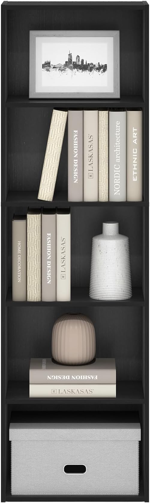 Furinno LUDER Book Shelf, 5-Tier Bookshelf, Bookcase - Image 5