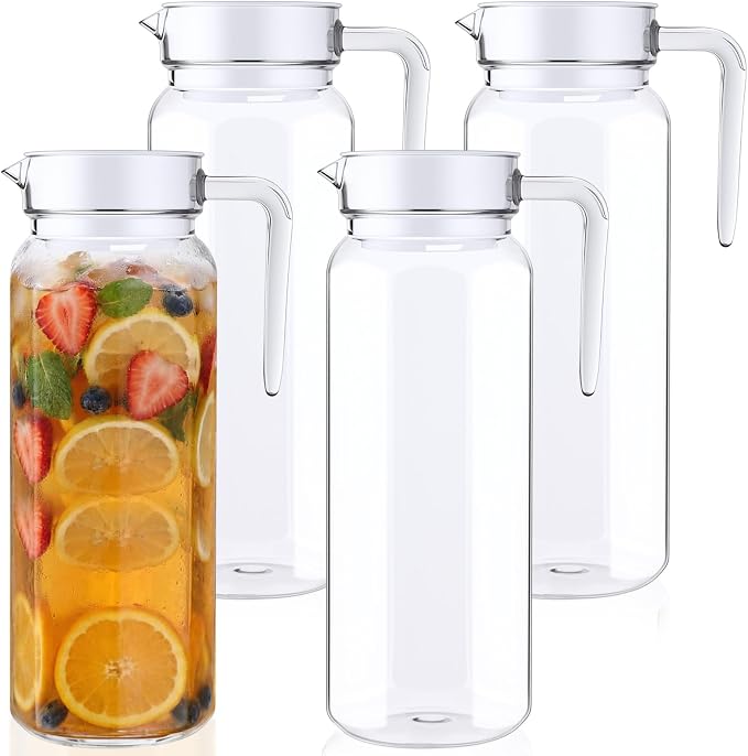 Didaey 4 Pcs Acrylic Water Pitcher by Didaey