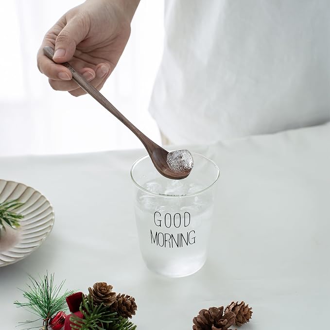 Black Walnut Wood Coffee Spoons, Long Spoon - Image 7