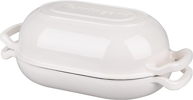 VORRINGARD Enameled Cast Iron Sourdough Bread Oven, Dutch Oven, Loaf Cast Iron - Image 8