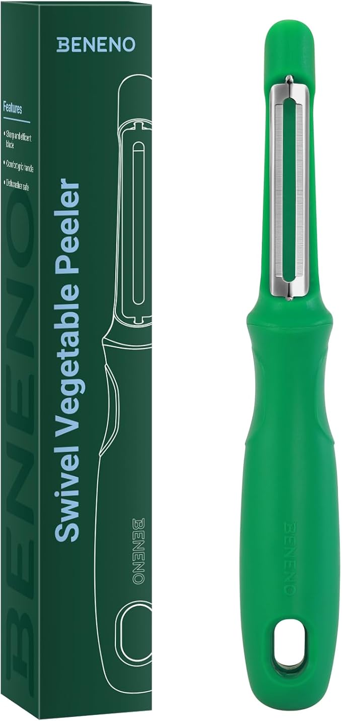 Beneno Swivel Vegetable Peeler, Razor-Sharp Smooth Peeling Potato Peelers by Beneno