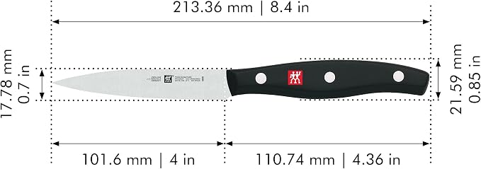 ZWILLING Twin Signature 4-inch Razor-Sharp German Paring Knife, Made in - Image 5