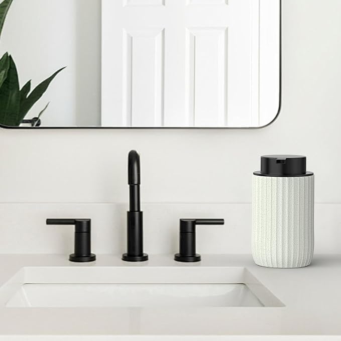 Ceramic Foaming Hand Soap Dispenser，12 oz Bathroom Soap Dispensers， Lotion - Image 6