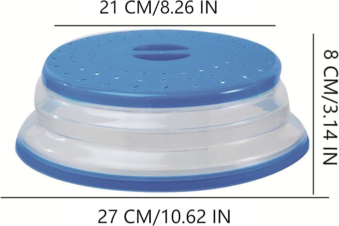 Collapsible Microwave Splatter Cover, Microwave Plate Cover - Image 2