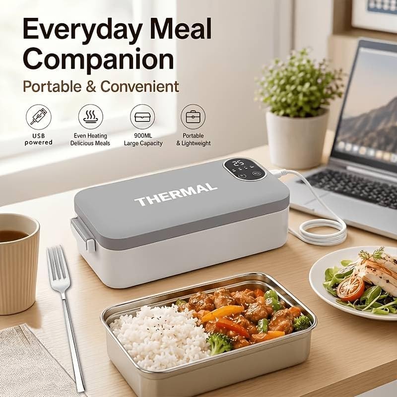 Rechargeable Timer-Controlled Heated Lunchbox