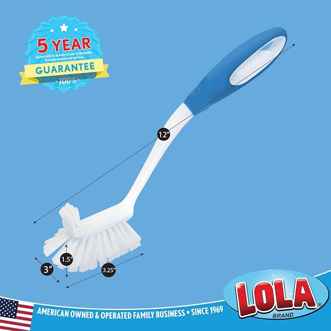 LOLA Pro Utility All Purpose Kitchen Cleaning Brush, 36 Pack, Durable Bristles - Image 5