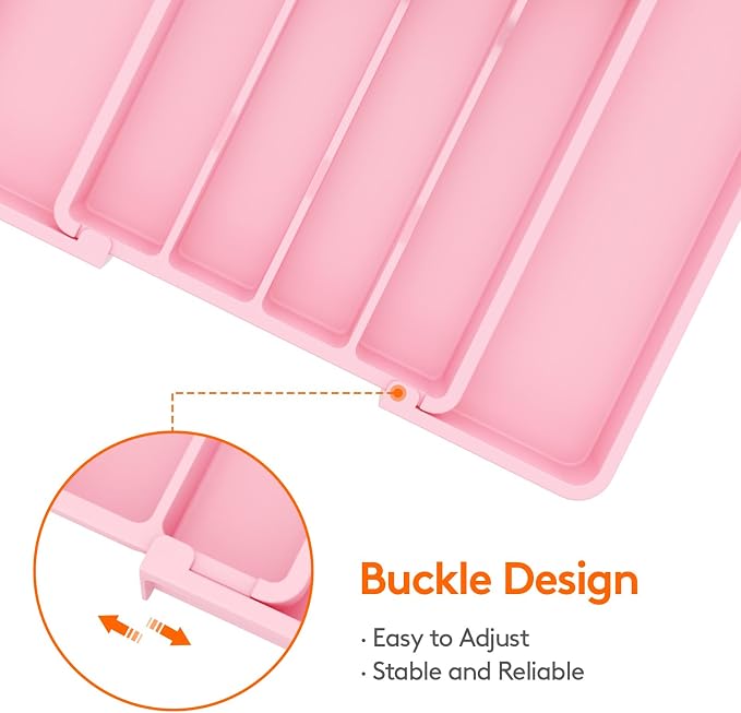 Lifewit Silverware Drawer Organizer, Expandable Utensil Tray - Image 5