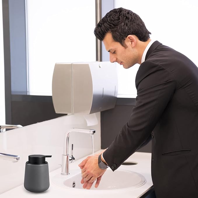 BosilunLife Foam Soap Dispenser - 12 oz Bathroom Lotion Hand Pump Dispenser - Image 6