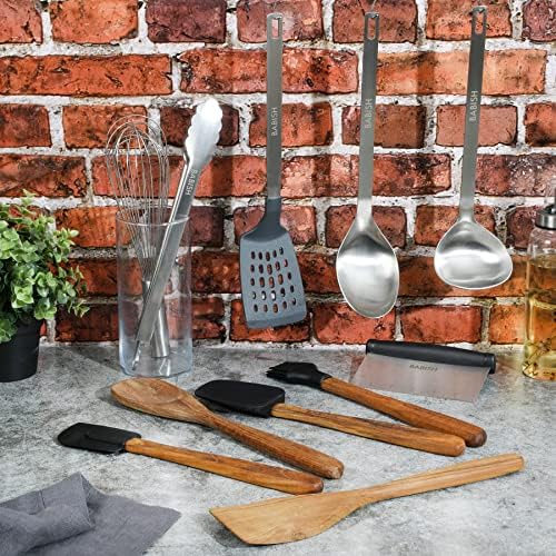 Babish 11 Piece Teak Wood Tool Set