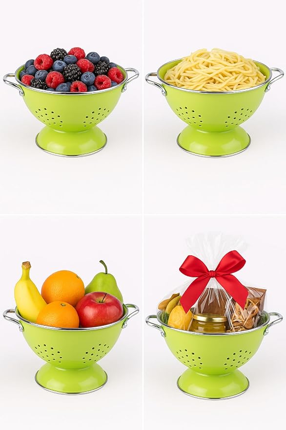Calypso Basics by Reston Lloyd Powder Coated Enameled Colander, 1.5 Quart - Image 6