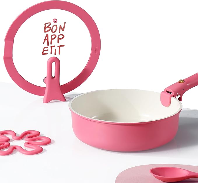 CAROTE 18Pcs Ceramic Cookware Set - Image 4