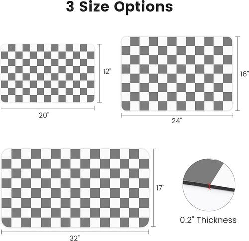 16" x 24" Checkered Dish Drying Mat - Image 2
