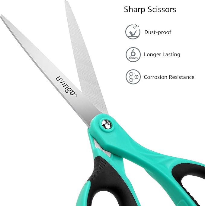 LIVINGO Scissors All Purpose Heavy Duty - Image 3
