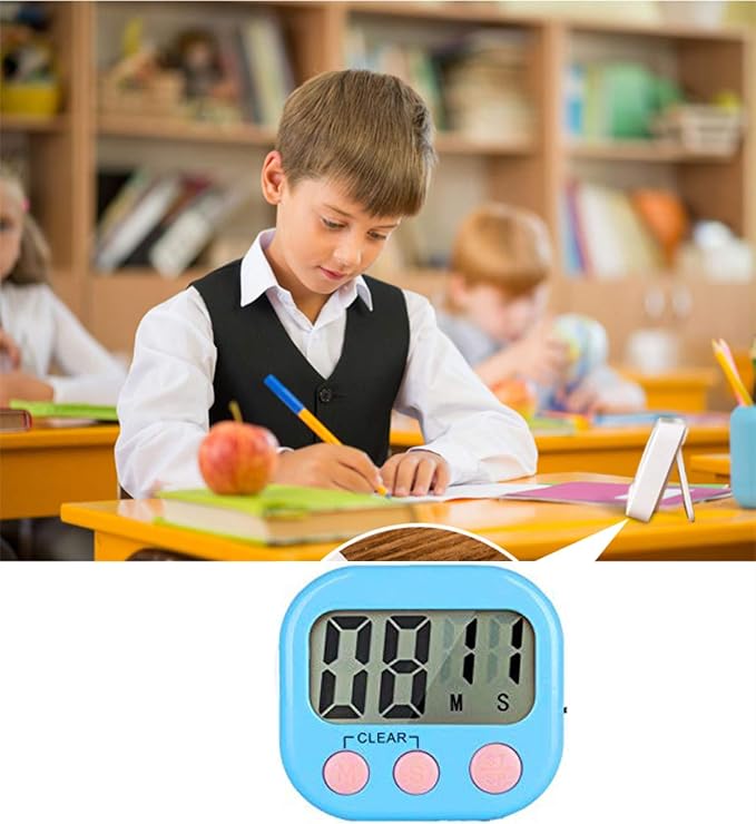 Digital Kitchen Timer, Big Display Screen, Loud Alarm, Strong Magnetic Backing - Image 4