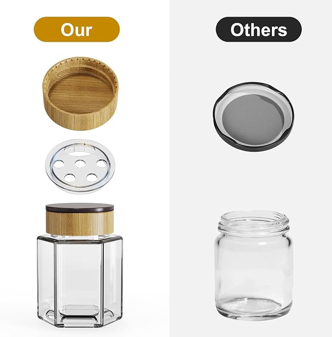 Vetacsion Set of 12 Magnetic Spice Tins - Image 4