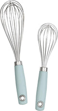 Tovolo Wire Whisk Set of 2 for Baking Cooking Mixing Whisking, 10” & 12” Inch by Tovolo