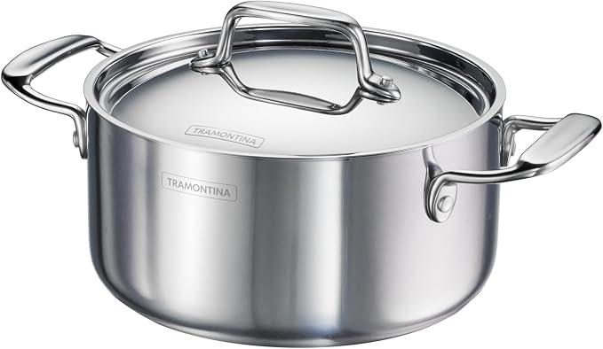 Tramontina Utsava Tri-Ply Clad Stainless Steel 3.25-Quart Casserole - Image 7