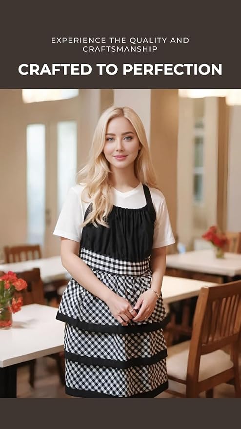 Lovely Flower Pattern Retro Aprons - Image 3