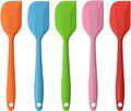 Silicone Spatulas, 8.5 inch Small Rubber Spatula Seamless One Piece Design Heat by MOACC