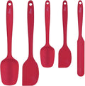 HOTEC Heat Resistant 600℉ BPA-Free Silicone Rubber Spatula Set, Kithchen by Hotec