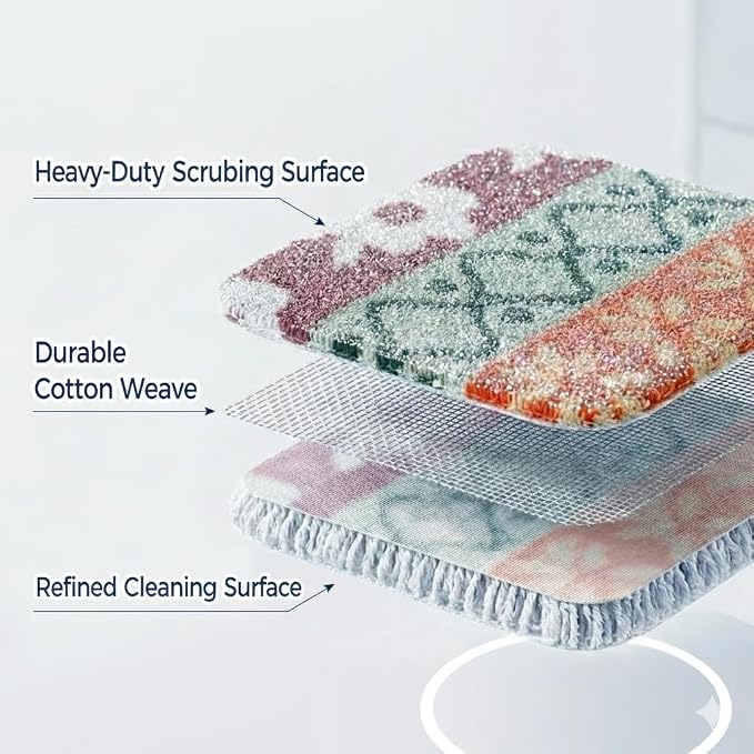 Amarelle GEN II Dish Washing Scrubbers, Made in Green Kitchen Scrubbers - Image 3