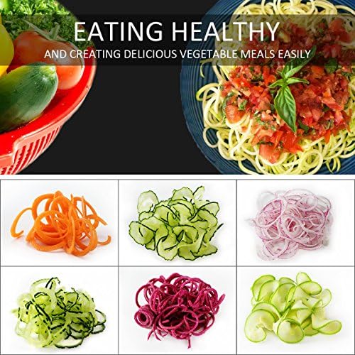 4-Blade Vegetable Spiralizer with 500ml Bin