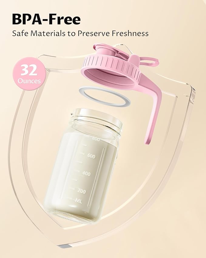 32oz Breast Milk Pitcher with Lid - Image 2
