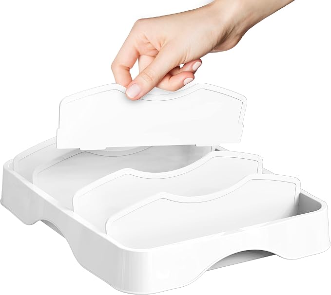Simple Houseware Food Container Lids Storage Organizer - Image 6