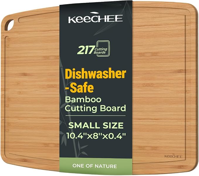 Keechee Dishwasher Safe Carbonized Bamboo Wood Cutting Boards by Keechee