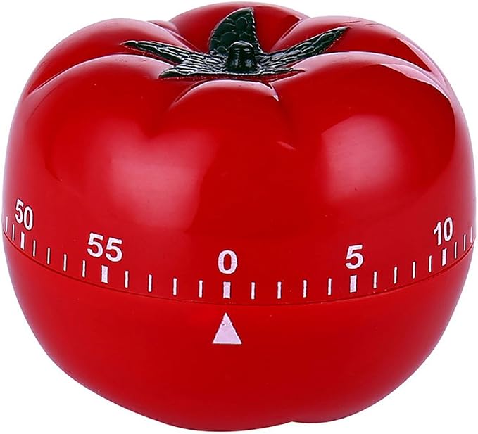 Tomato Mechanical Kitchen Timer, 60 Minutes Vegetable Cartoon Timer Ringing by LRZCGB