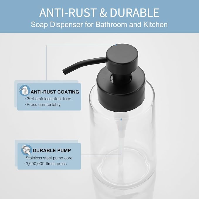 Soap Dispenser, 16oz Liquid Soap Pump - Image 4