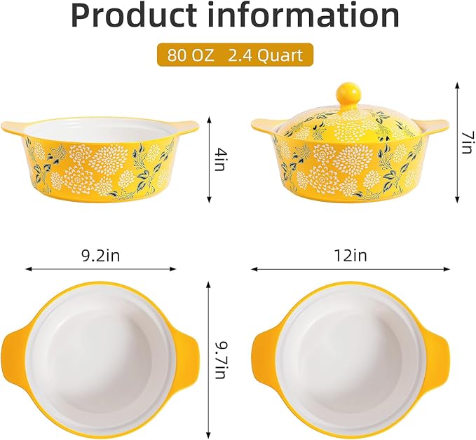 Casserole Dish With Lid - Image 6