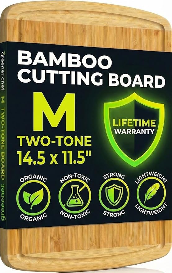 GREENER CHEF 15 Inch Medium Cutting Board by GreenerChef