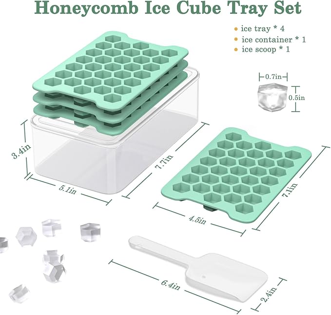 Mini Ice Cube Tray for Freezer: Small Plastic Ice Cubes Trays for Freezer - Image 5