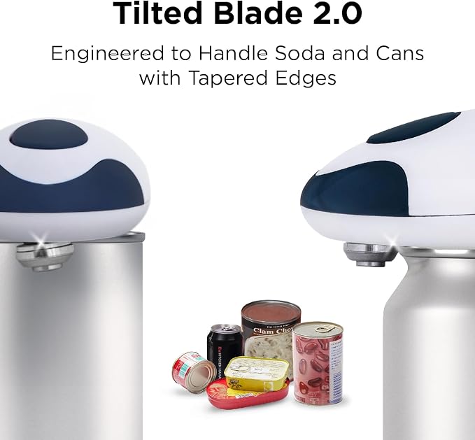 Kitchen Mama Auto 2.0 Electric Can Opener: Blade Opens Almost Any Can Pop or - Image 5