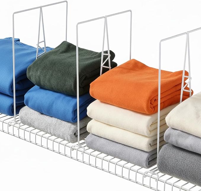 Wire Shelf Dividers by Unknown