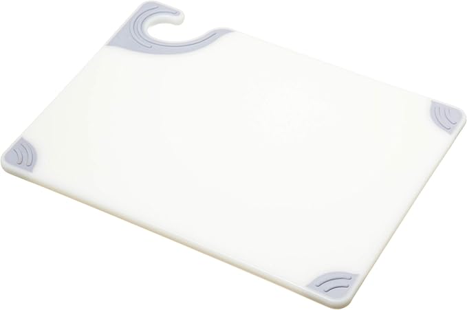 San Jamar Saf-T-Grip Plastic Cutting Board by SanJamar