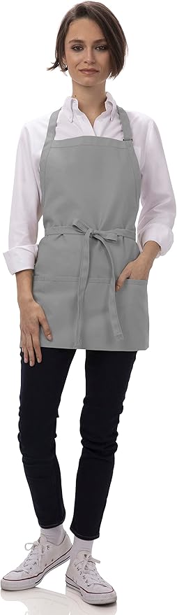 Chef Works Unisex Three Pocket Apron - Image 4