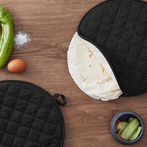 Tortilla Warmer,Tortilla Server,Pancake Keeper,Size 12”&10” High