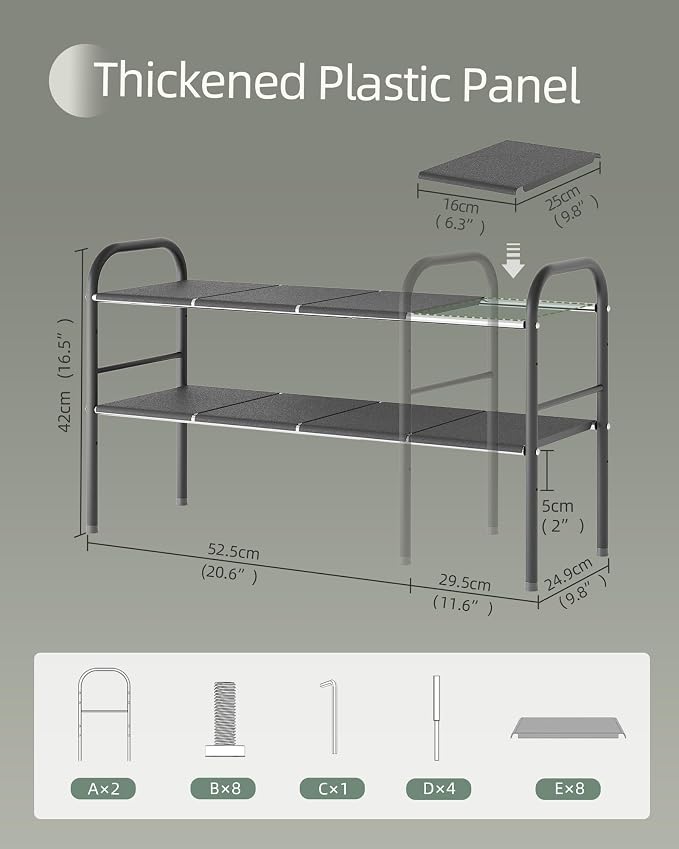 NETEL 2 Pack Under Sink Organizers and Storage, Expandable Under Cabinet - Image 3