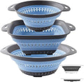 Collapsible Colander and Strainer, Silicone Strainer Colanders & Food Strainers by LogFaadCoi