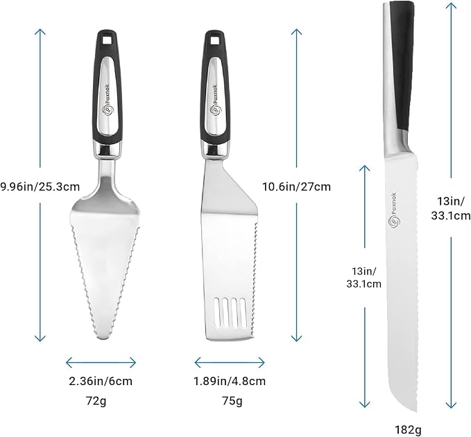 Pie Server Spatula and Cake Cutter Slicer, Stainless Steel Set - Image 5