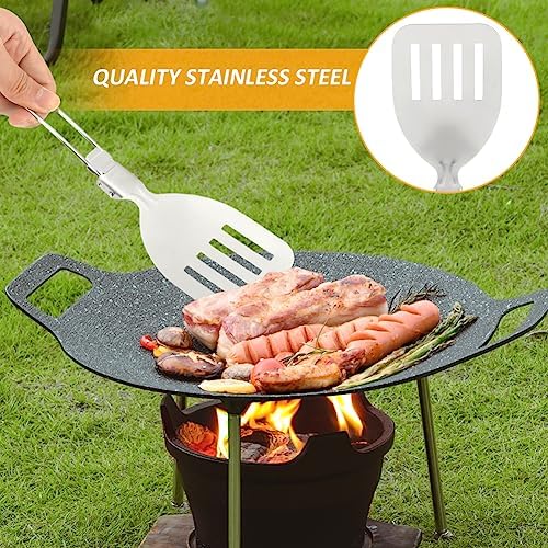 Camping Kitchen Utensil Set, 5Pcs Portable Foldable Stainless Steel