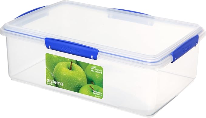 Sistema KLIP IT Large 7L Food Storage Container, Airtight & Stackable, by Sistema